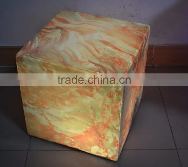 Manufacturer 40CM Cube FRP/GFRP (Fiber Reinforced Plastics) Chair With Remote Control 16 Mix Changeable Colors photo-4