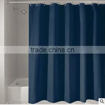 Solid Color Polyester Shower Curtain photo-2