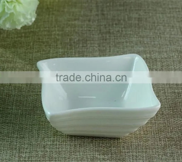 High Quality Rectangle Ceramic Dipping Bowl Soy Sauce Dish photo-2