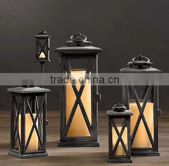 Cast Iron Material Garden Latern Candle Lantern photo-2