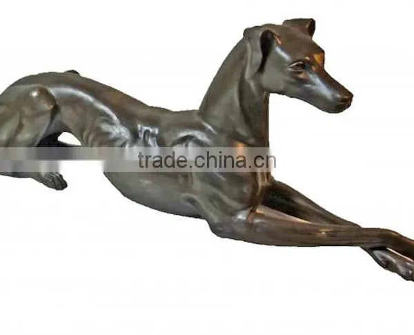 Garden Decoration Animal Sculpture Life Size Bronze Great Dane Statue photo-3