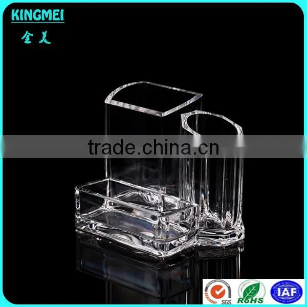Crystal Clear Acrylic Desktop Pen Pot & Pen Holders & Storage Box photo-6