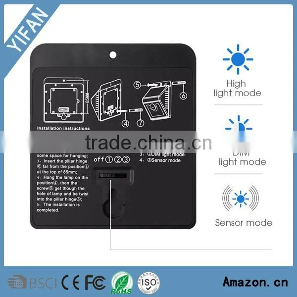 8 LED Motion Sensor Light For House Wall, Garden, Path, Countyard Installation Waterproof Wireless Security Solar Light photo-4