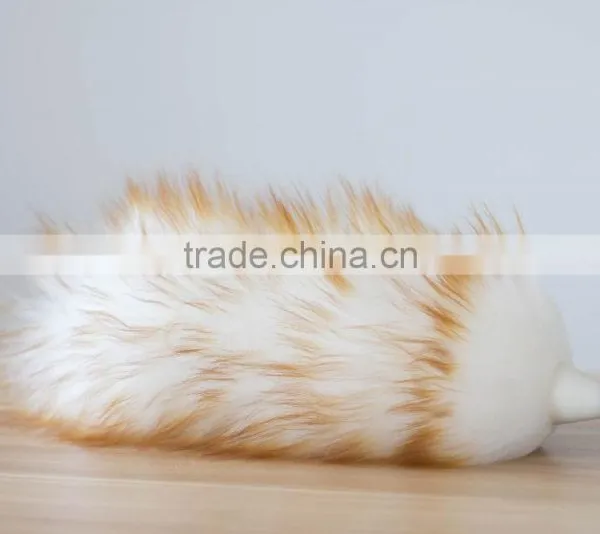 Bamboo Handle Household and Car Cleaning Tool Sheepskin Wool Duster photo-5