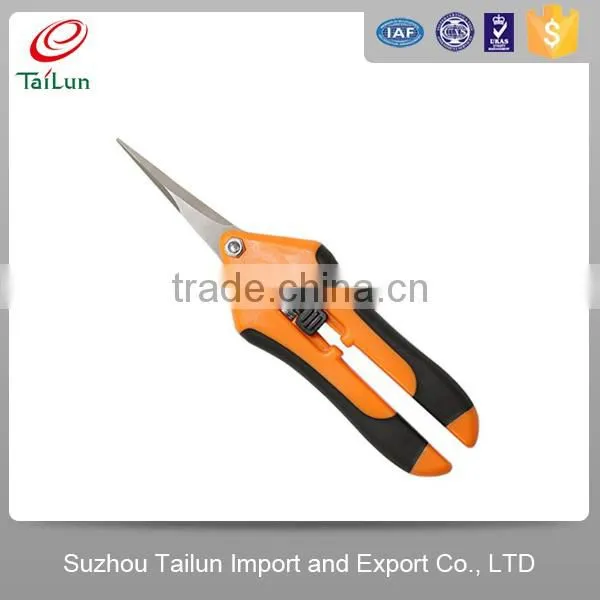 6.5" Straight Stainless Steel Blades Folwer Garden Scissors Snip