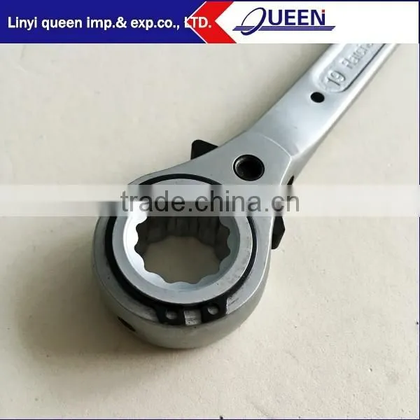 19/21mm Steel Flush Short Podger Ratchet Scaffold Wrench photo-2