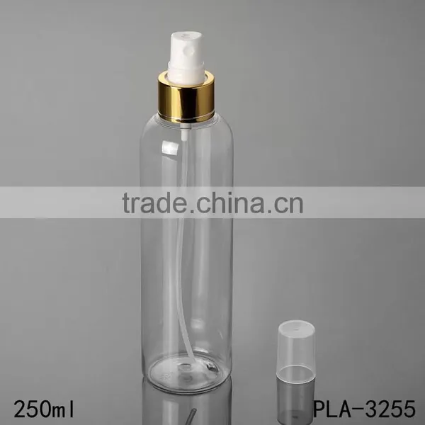Clear 2017 Hot New Products Cosmetic Fragrance Perfume Round Shoulder 200ml Hot Sale Price Plastic Spray Bottle of Water photo-6
