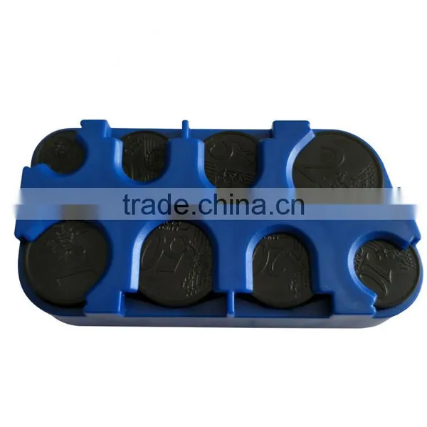The Plastic Wallet Euro Coins Dispenser Holder Coin Holder Purse photo-4
