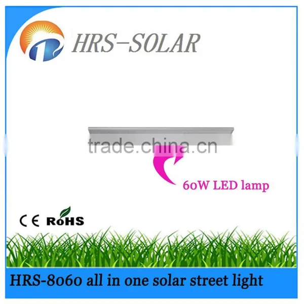 All in One Solar Power System Super Bright 18V 60W LED Street Light photo-4