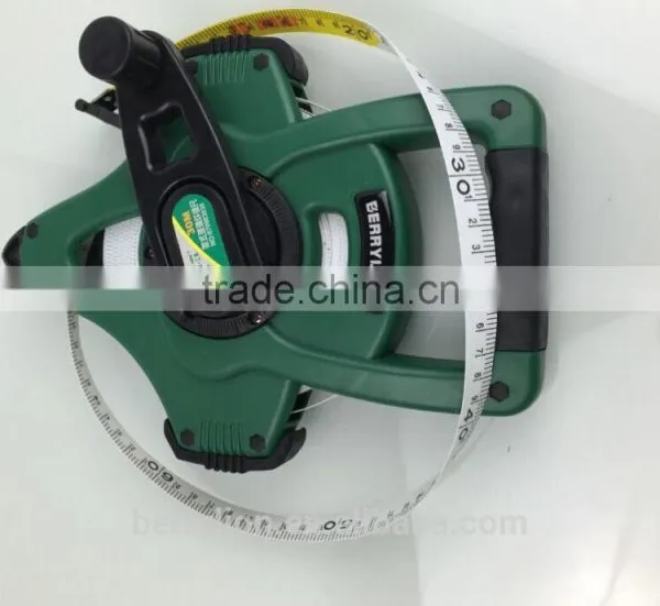 Berrylion Plastic Fiber Measuring Tapes 30Meters ABS+TPR Cover Measuring Tapes photo-2