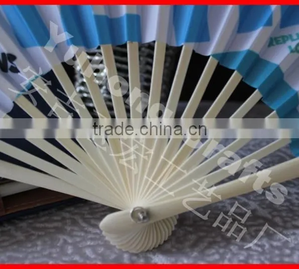 Bamboo Cloth Hand Fans for Gift photo-4