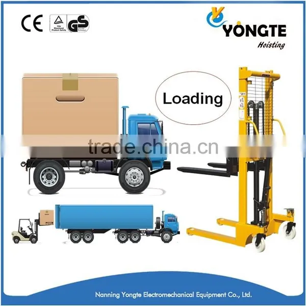 1Ton, 2 Ton Forklift With Pallet Manual Hydraulic Hand Stacker photo-5
