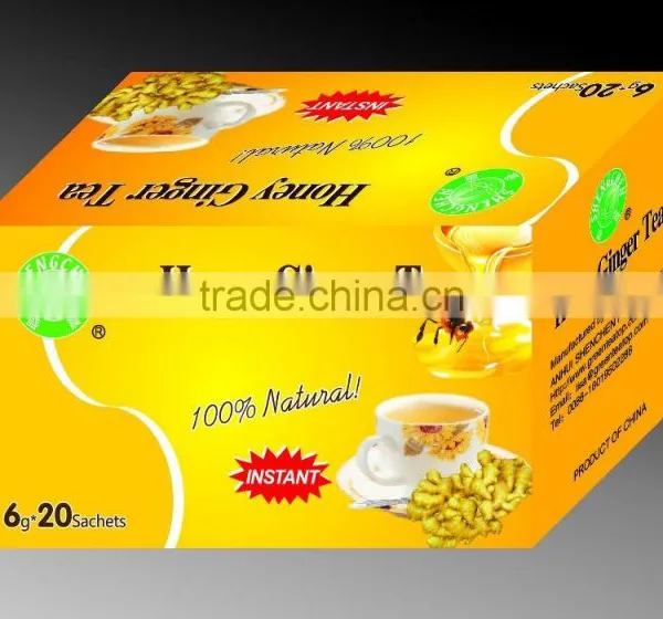 2016 Hot Sale High Quality in Bagged Instant Honey Ginger Tea 6gx20bags/box 7gx20bags/box 13g*10bags Honey Ginger Tea OEM photo-5