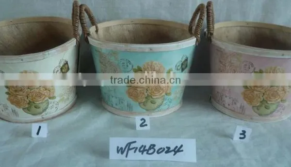 Garden Decoration Wooden Pot Flower Pot photo-5