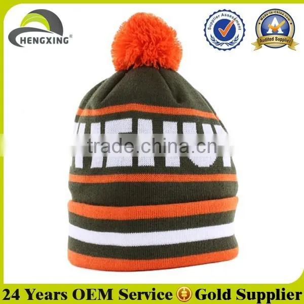 Cheap Plain Hand Made Knitted Custom Wool Beanies photo-3