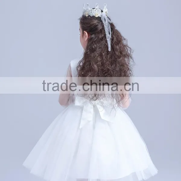 New Top Quality Satin Girls Dresses Children Frocks Designs of Girl Dress photo-4