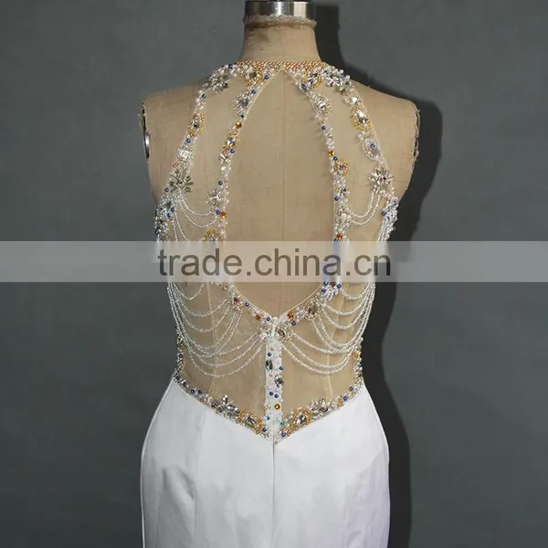Chinese Sexy Mermaid Wedding Dress/Beaded Wedding Dress photo-6