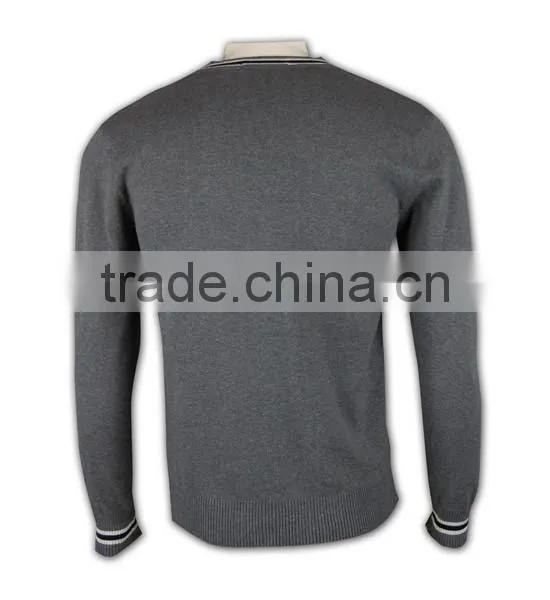 ISO9001/BSCI Manufature Customized Boys Knitted Varsity Cardigans Sweaters photo-4