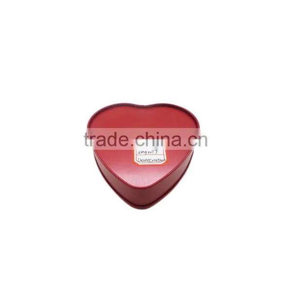 Wholesale Metal Printing Candy Wedding Heart Shaped Tin Box photo-2