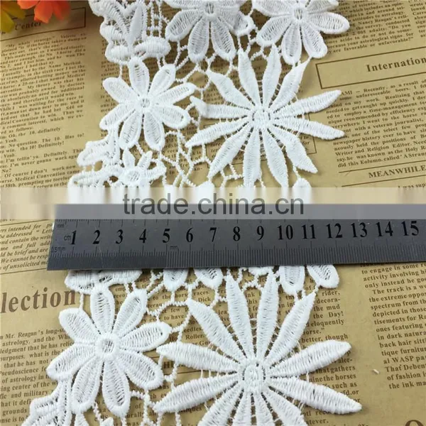 Water Soluble Embroidery Lace Trim High Quality Lace photo-3