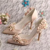 Wedding Shoes Bridal Champagne