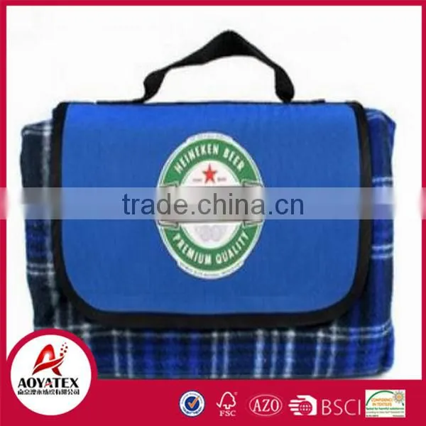 China Factory Wholesale 20 Years Factory Multiple Color Famous Brand Promotional Picnic Blanket for Outdoor photo-2