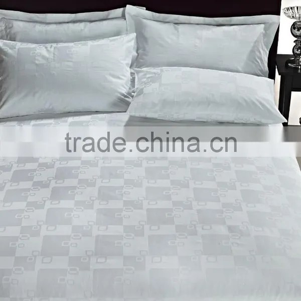 China Wholesale Hotel Linen, Hotel Bed Linen 100% Cotton, Jacquard Bedding Set for Star Hotels photo-2