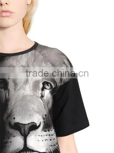 Womens Fashion Basic T-shirt Printing Latest Design photo-5