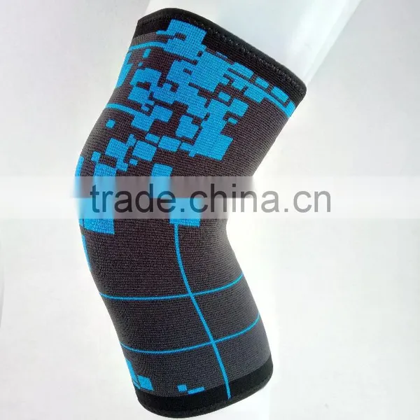 New Design! Lightweight Knee Compression Sleeve Athletic Knee Sleeve for Knee Support --AMY727 photo-4