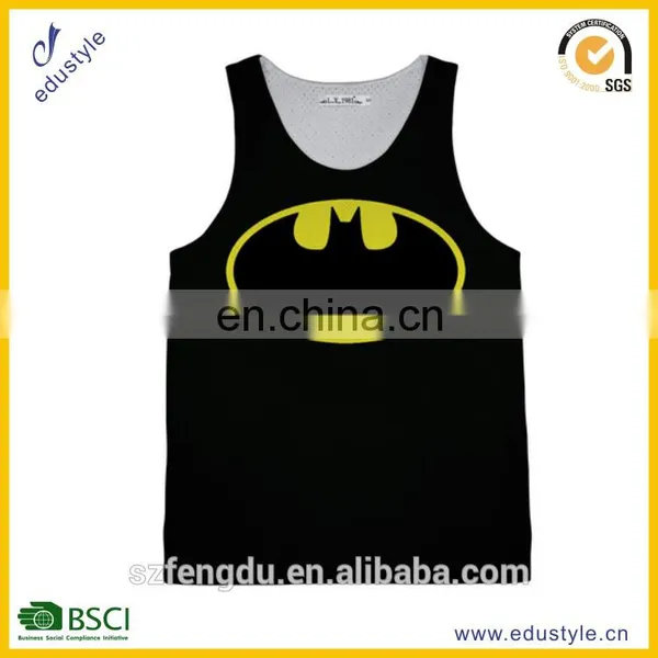 2015 New Mens Tank Top Wholesale Sublimation Tank Top/custom Gym Tank Top photo-6