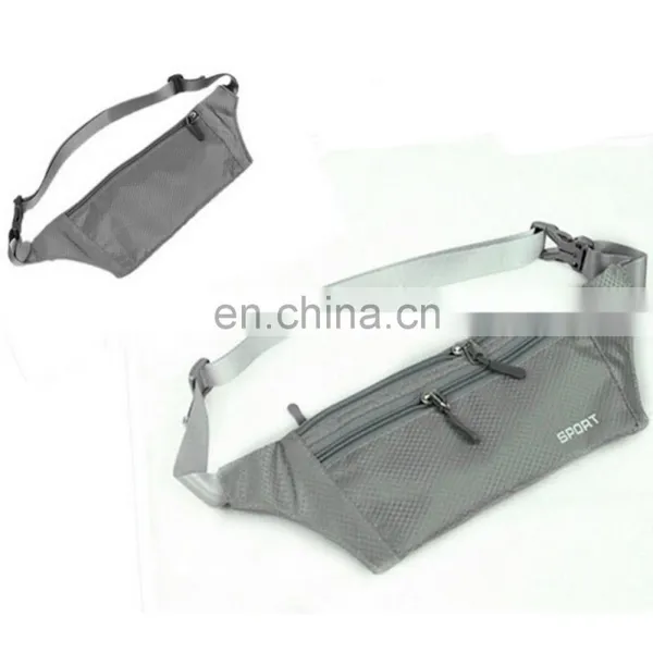 Purple Color Unisex Waterproof Nylon RFID Money Pouch Belt photo-2
