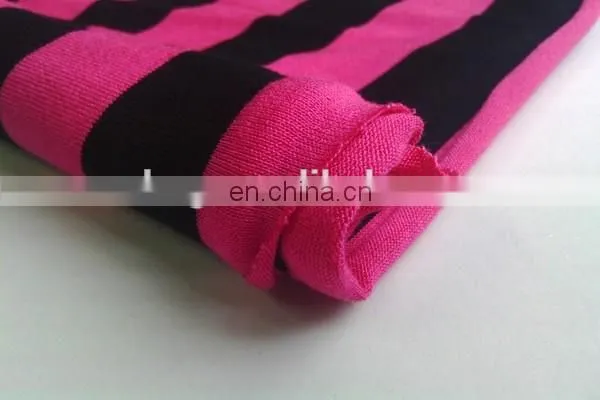 Winfar Textile Super Soft Single Jersey (Vortex) Yarn Dyed Knit Stretch Rayon Fabric for Garment photo-2