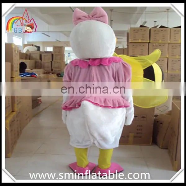 Funny Daisy Duck Mascot Costume, Plush Animal Cartoon Figure Costume photo-5