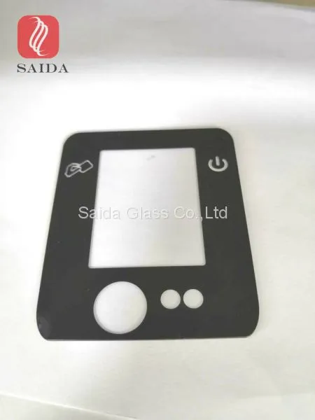 Custom OEM Cut to Size 4.3inch Chemical Strengthened Glass 1.1mm for POS Payment Terminal Touch Display photo-2