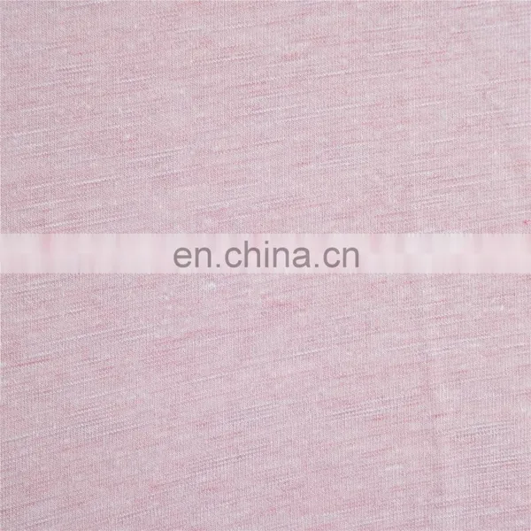 Stock Lot 100% Linen Dot Print Jersey Fabric for High-end Apparel photo-4