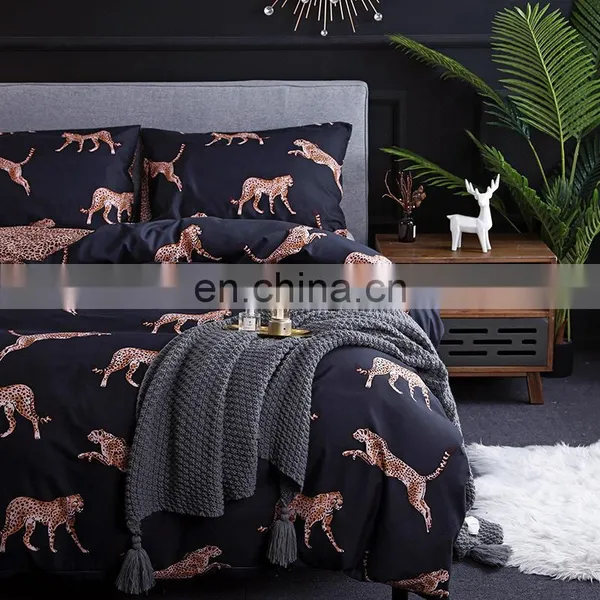 Custom Printed Luxury Queen Duvet Cover Comforter Bed Sheet Bedding Set photo-2