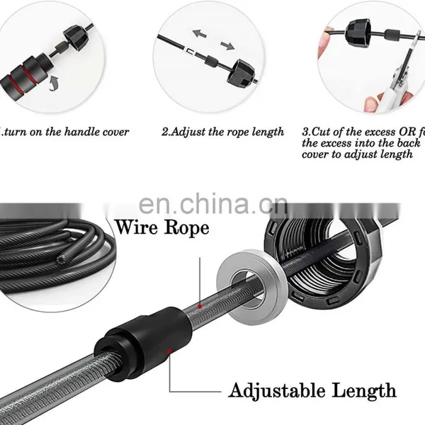 Harbour Fitness Speed Weighted Jump Rope Skipping Rope photo-6