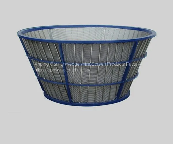 Rotary Drum Screen, Wedge Wire Screen Basket, V Wire Filter Basket photo-2