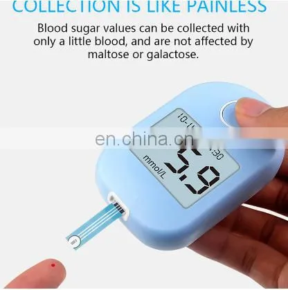 Accurate Diabetes Tester Digital Blood Quick Check Glucometer With Test Strips photo-5