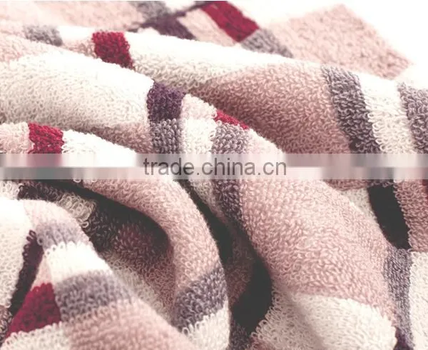 Traditional Style Stripe Fabric Jacquard Home Use Towel Canbe Add Your Logo From China Manufactory photo-6