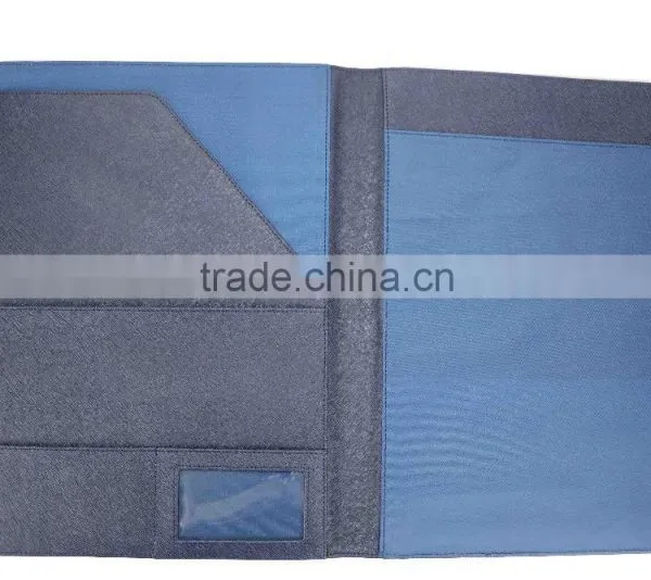 Wholesale High Quality CONTRAST COLOR Genuine Saffiano Leather Office File Bag Document Folder photo-5