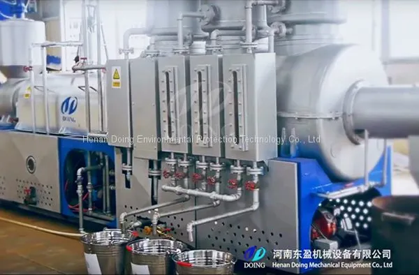 Small Big Scale DOING Waste Tire Plastic To Diesel Recycling Machine For Sale photo-5