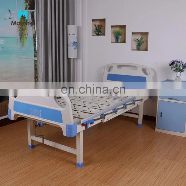 One Function Manual Hand Crank Back Lift Patient's Recovery Bed Hospital Nursing Bed photo-2