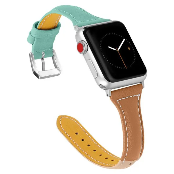 Factory Price Fashion Strap For Apple Watch Leather 38mm Genuine Leather for Iwatch Band Strap Replacement Band for Apple Watch photo-4