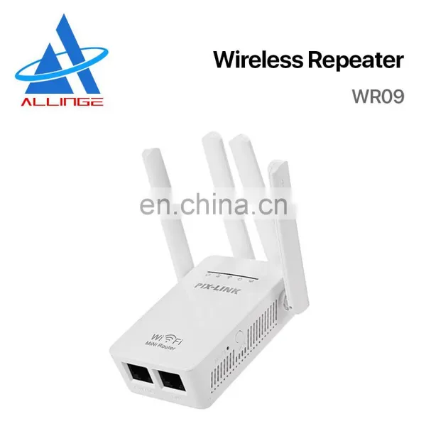 ALLINGE LG3202 WiFi Range Extender 300Mbps Booster With Different Plug 802.11n Signal Booster Amplifier photo-2