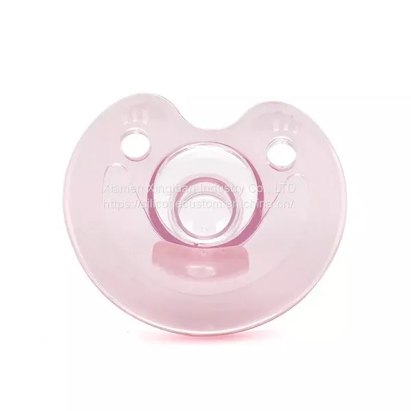 Whoelsale Baby Pacifier With Round Shape Silicoen Baby Feeding Nipple photo-2