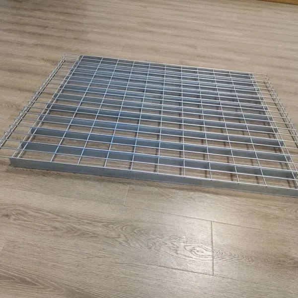 High Density Heavy Duty Welded Storage Galvanized Steel Waterfall Standard Size Wire Mesh Deck Panel photo-2