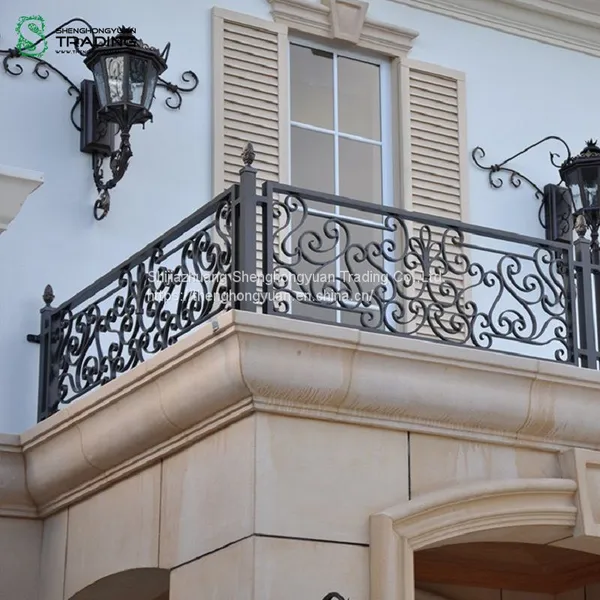 Wrought Iron Steel Aluminum Balcony