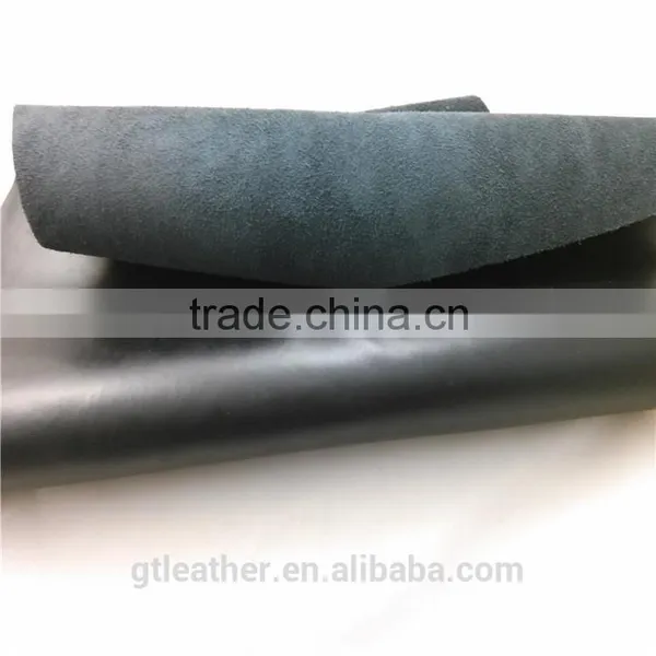 Pu Coatd Cow Leather for School Shoes photo-3