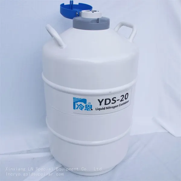 CE Certified 20L Cryogenic Tank | Medical Research Liquid Nitrogen Storage System photo-3